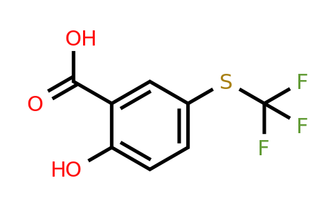 129644-58-2 | 2-Hydroxy-5-((trifluoromethyl)thio)benzoic acid