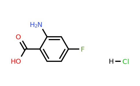 130047-16-4 | 2-Amino-4-fluorobenzoic acid hydrochloride