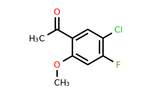 1300730-59-9 | 1-(5-Chloro-4-fluoro-2-methoxyphenyl)ethanone