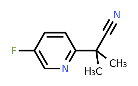1302580-97-7 | 2-(5-Fluoropyridin-2-yl)-2-methylpropanenitrile