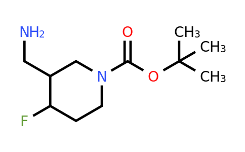 tert-Butyl 3-(aminomethyl)-4-fluoropiperidine-1-carboxylate