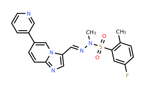 1304016-83-8 | (E)-5-Fluoro-n,2-dimethyl-n'-((6-(pyridin-3-yl)imidazo[1,2-a]pyridin-3-yl)methylene)benzenesulfonohydrazide