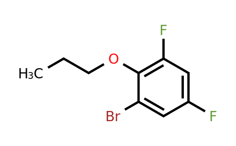 1309932-96-4 | 1-Bromo-3,5-difluoro-2-propoxybenzene