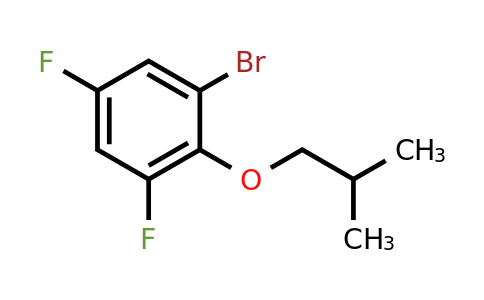 1309933-15-0 | 1-Bromo-3,5-difluoro-2-isobutoxybenzene