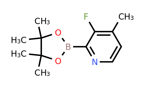 1309981-40-5 | 3-Fluoro-4-methyl-2-(4,4,5,5-tetramethyl-1,3,2-dioxaborolan-2-yl)pyridine