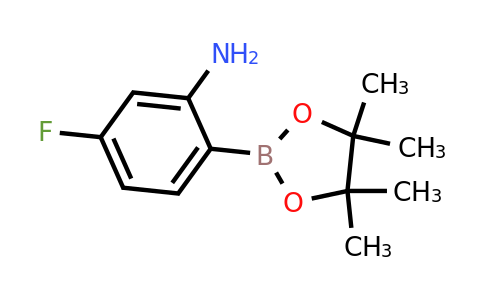 1309982-16-8 | 5-Fluoro-2-(4,4,5,5-tetramethyl-1,3,2-dioxaborolan-2-yl)aniline