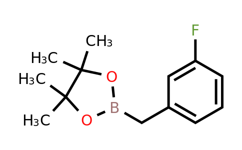 1310048-95-3 | 2-(3-Fluorobenzyl)-4,4,5,5-tetramethyl-1,3,2-dioxaborolane