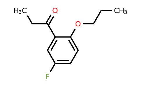 1310099-32-1 | 1-(5-Fluoro-2-propoxyphenyl)propan-1-one