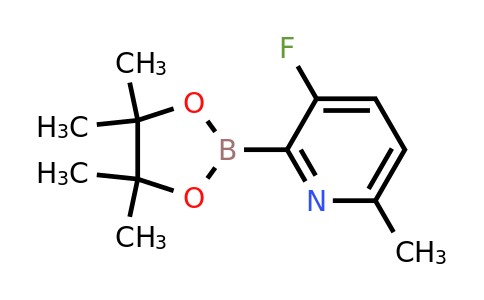 1310383-07-3 | 3-Fluoro-6-methyl-2-(4,4,5,5-tetramethyl-1,3,2-dioxaborolan-2-yl)pyridine