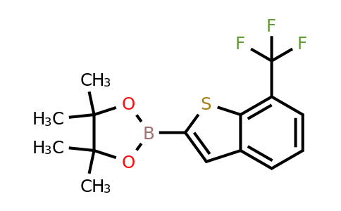 4,4,5,5-Tetramethyl-2-(7-(trifluoromethyl)benzo[b]thiophen-2-yl)-1,3,2-dioxaborolane