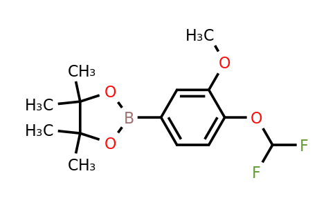 1310950-03-8 | 2-(4-(Difluoromethoxy)-3-methoxyphenyl)-4,4,5,5-tetramethyl-1,3,2-dioxaborolane