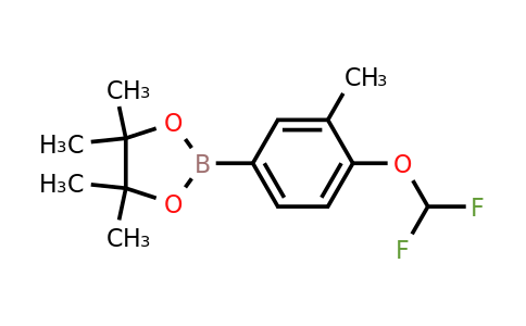 1310950-04-9 | 2-(4-(Difluoromethoxy)-3-methylphenyl)-4,4,5,5-tetramethyl-1,3,2-dioxaborolane