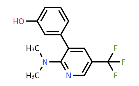 1311280-02-0 | 3-(2-(Dimethylamino)-5-(trifluoromethyl)pyridin-3-yl)phenol