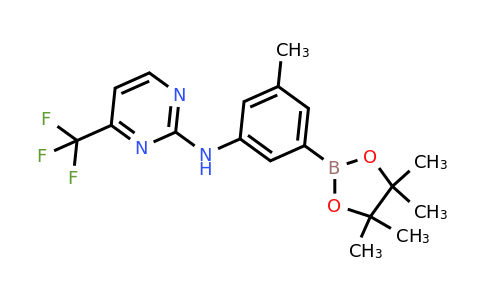 1312535-00-4 | N-(3-methyl-5-(4,4,5,5-tetramethyl-1,3,2-dioxaborolan-2-yl)phenyl)-4-(trifluoromethyl)pyrimidin-2-amine