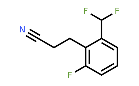 1313424-78-0 | 2-(Difluoromethyl)-6-fluorophenylpropanenitrile