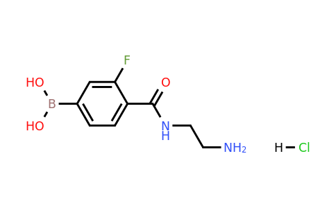 1313712-89-8 | (4-((2-Aminoethyl)carbamoyl)-3-fluorophenyl)boronic acid hydrochloride