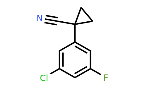 1314759-91-5 | 1-(3-Chloro-5-fluorophenyl)cyclopropanecarbonitrile