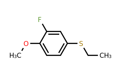 1314903-63-3 | Ethyl(3-fluoro-4-methoxyphenyl)sulfane