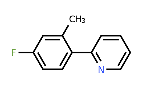 1314915-88-2 | 2-(4-Fluoro-2-methylphenyl)pyridine