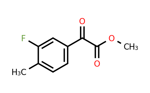 1314928-17-0 | Methyl 2-(3-fluoro-4-methylphenyl)-2-oxoacetate