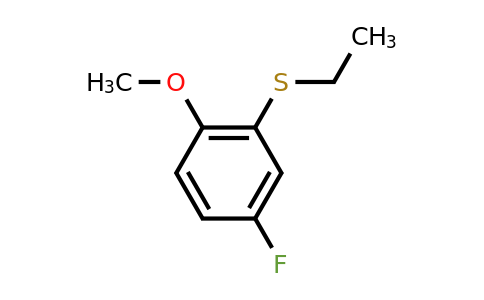 1314929-19-5 | Ethyl(5-fluoro-2-methoxyphenyl)sulfane