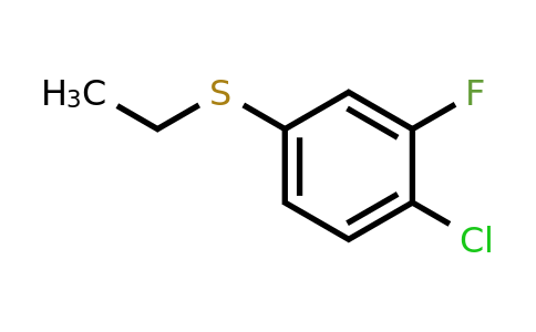 1314937-82-0 | (4-Chloro-3-fluorophenyl)(ethyl)sulfane