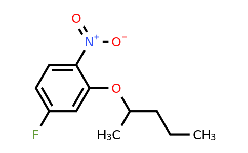 1314987-41-1 | 4-Fluoro-1-nitro-2-(pentan-2-yloxy)benzene