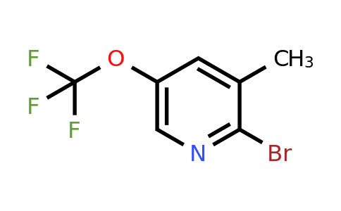 2-Bromo-3-methyl-5-(trifluoromethoxy)pyridine