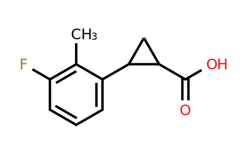 1315375-52-0 | 2-(3-Fluoro-2-methylphenyl)cyclopropanecarboxylic acid