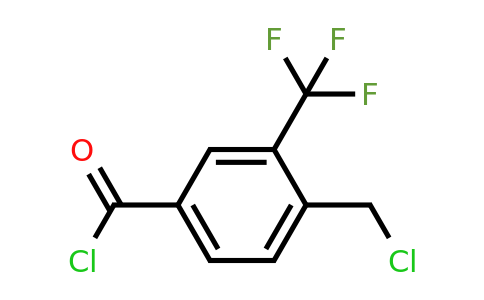 4-Chloromethyl-3-(trifluoromethyl)benzoyl chloride