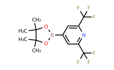 1320747-32-7 | 4-(4,4,5,5-Tetramethyl-1,3,2-dioxaborolan-2-yl)-2,6-bis(trifluoromethyl)pyridine