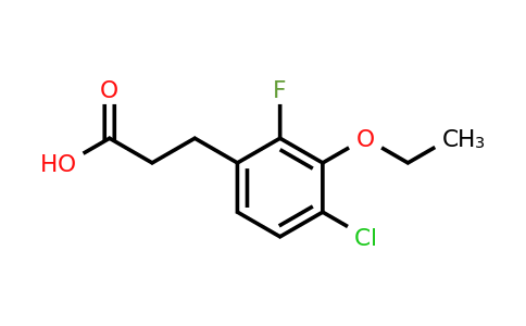 1323966-45-5 | 3-(4-Chloro-3-ethoxy-2-fluorophenyl)propanoic acid