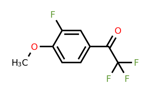 132734-54-4 | 2,2,2-Trifluoro-1-(3-fluoro-4-methoxyphenyl)ethanone