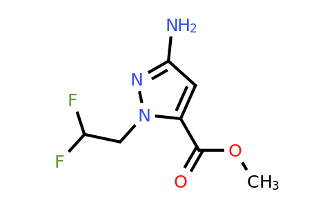 methyl 5-amino-2-(2,2-difluoroethyl)pyrazole-3-carboxylate