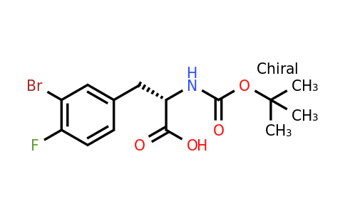 1329606-04-3 | (S)-3-(3-Bromo-4-fluorophenyl)-2-((tert-butoxycarbonyl)amino)propanoic acid