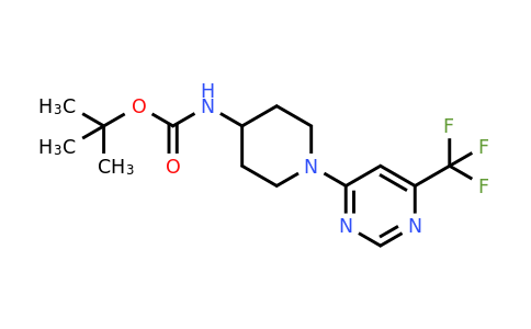 1329672-93-6 | tert-Butyl (1-(6-(trifluoromethyl)pyrimidin-4-yl)piperidin-4-yl)carbamate