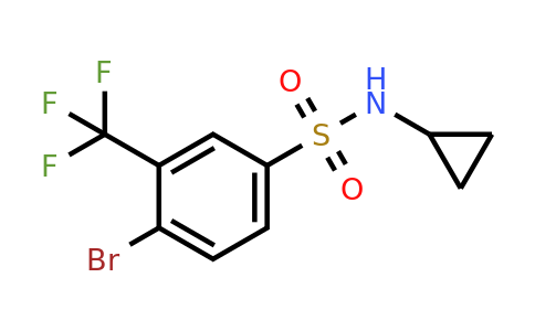 1330750-34-9 | 4-Bromo-N-cyclopropyl-3-(trifluoromethyl)benzenesulfonamide