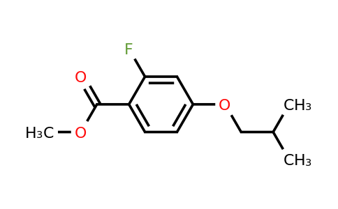 1330750-38-3 | Methyl 2-fluoro-4-isobutoxybenzoate