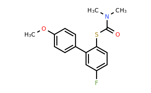 1332589-82-8 | S-(5-Fluoro-4'-methoxy-[1,1'-biphenyl]-2-yl) dimethylcarbamothioate