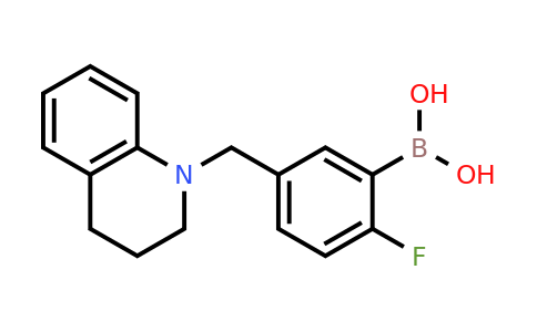 1332653-99-2 | (5-((3,4-Dihydroquinolin-1(2H)-yl)methyl)-2-fluorophenyl)boronic acid