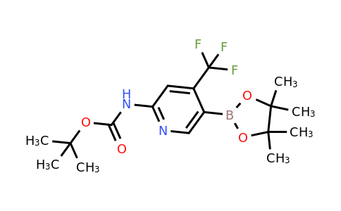 1333319-46-2 | tert-Butyl (5-(4,4,5,5-tetramethyl-1,3,2-dioxaborolan-2-yl)-4-(trifluoromethyl)pyridin-2-yl)carbamate
