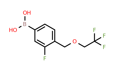 1333407-12-7 | (3-fluoro-4-((2,2,2-trifluoroethoxy)methyl)phenyl)boronic acid