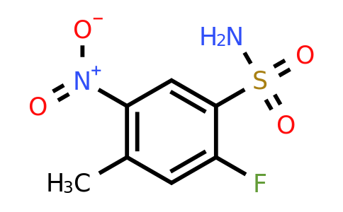 1333675-43-6 | 2-Fluoro-4-methyl-5-nitrobenzenesulfonamide