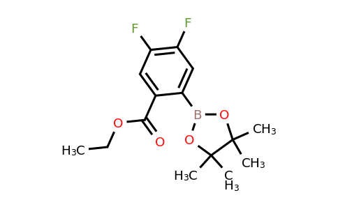 1334164-30-5 | Ethyl 4,5-difluoro-2-(4,4,5,5-tetramethyl-1,3,2-dioxaborolan-2-yl)benzoate