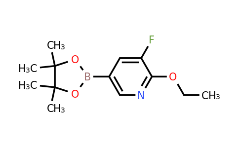 1334167-86-0 | 2-Ethoxy-3-fluoro-5-(4,4,5,5-tetramethyl-1,3,2-dioxaborolan-2-yl)pyridine