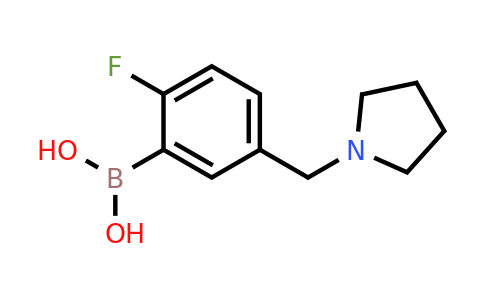 1334173-41-9 | (2-Fluoro-5-(pyrrolidin-1-ylmethyl)phenyl)boronic acid