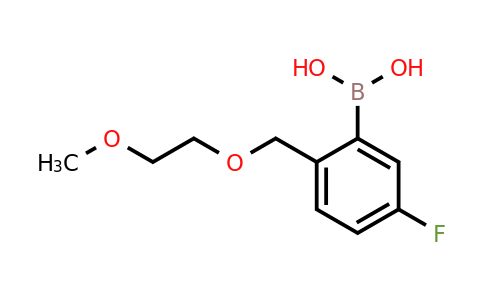 1334218-91-5 | (5-Fluoro-2-((2-methoxyethoxy)methyl)phenyl)boronic acid