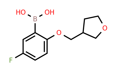 1334327-75-1 | [5-Fluoro-2-(oxolan-3-ylmethoxy)phenyl]boronic acid