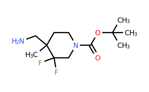 tert-Butyl 4-(aminomethyl)-3,3-difluoro-4-methylpiperidine-1-carboxylate