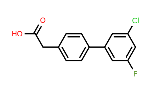 1334499-97-6 | 2-(3'-Chloro-5'-fluoro-[1,1'-biphenyl]-4-yl)acetic acid